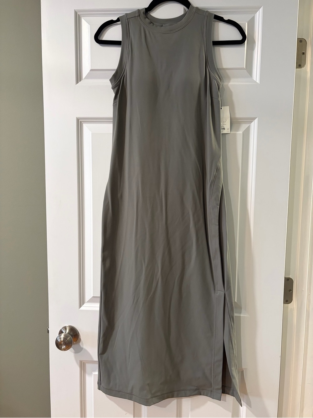 FLX Sleeveless Athletic Maxi Dress with Side Slit
